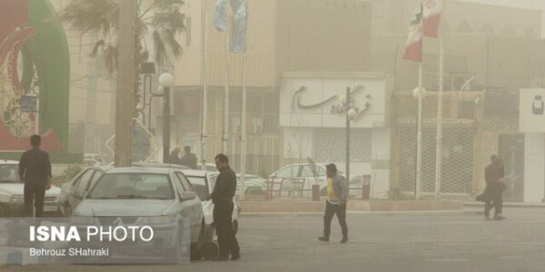 بارش باران در شمال کشور وزش باد و گرد و خاک در شرق