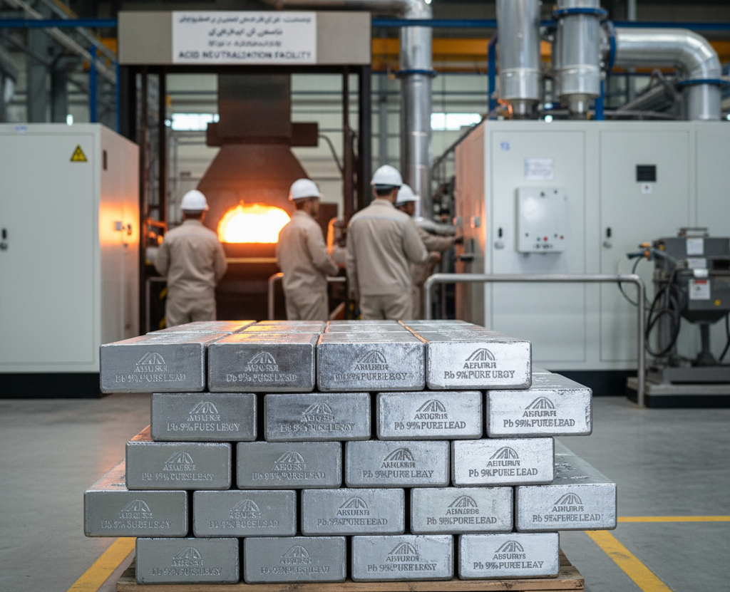 معرفی کارخانه تولید و خالص‌سازی سرب اهورا متالورژی صنعت