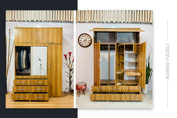 خرید مدل کمد دیواری شیک و جادار از «کمد پازلی» تصویر 1