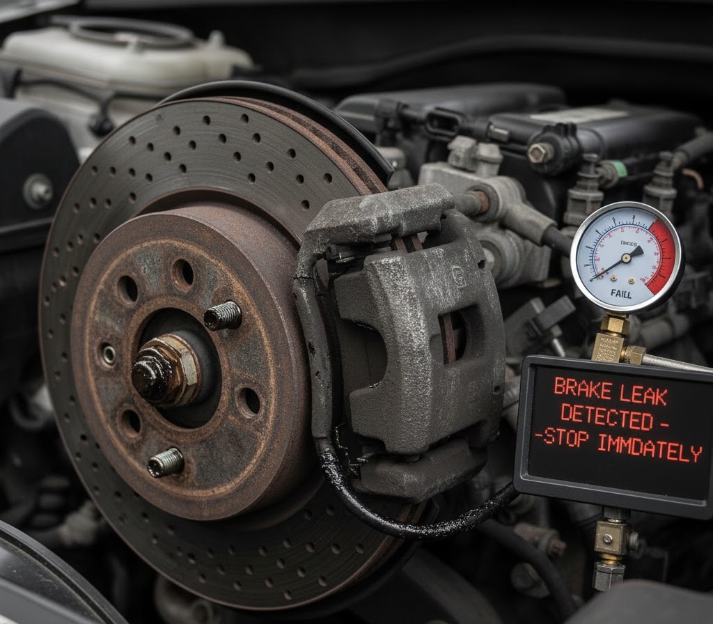 علائم خرابی روغن ترمز تصویر 2