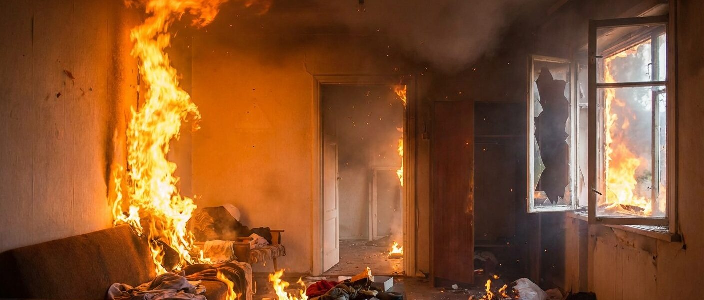 راه های خاموش کردن آتش در خانه