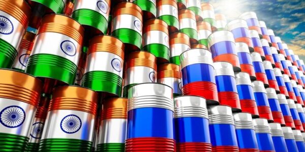 جهش ۳۸ درصدی سهم روسیه از واردات نفت هند در پی بحران خاورمیانه