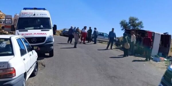 شش مصدوم و یک فوتی بر اثر واژگونی مینی بوس در شهرستان چارویماق